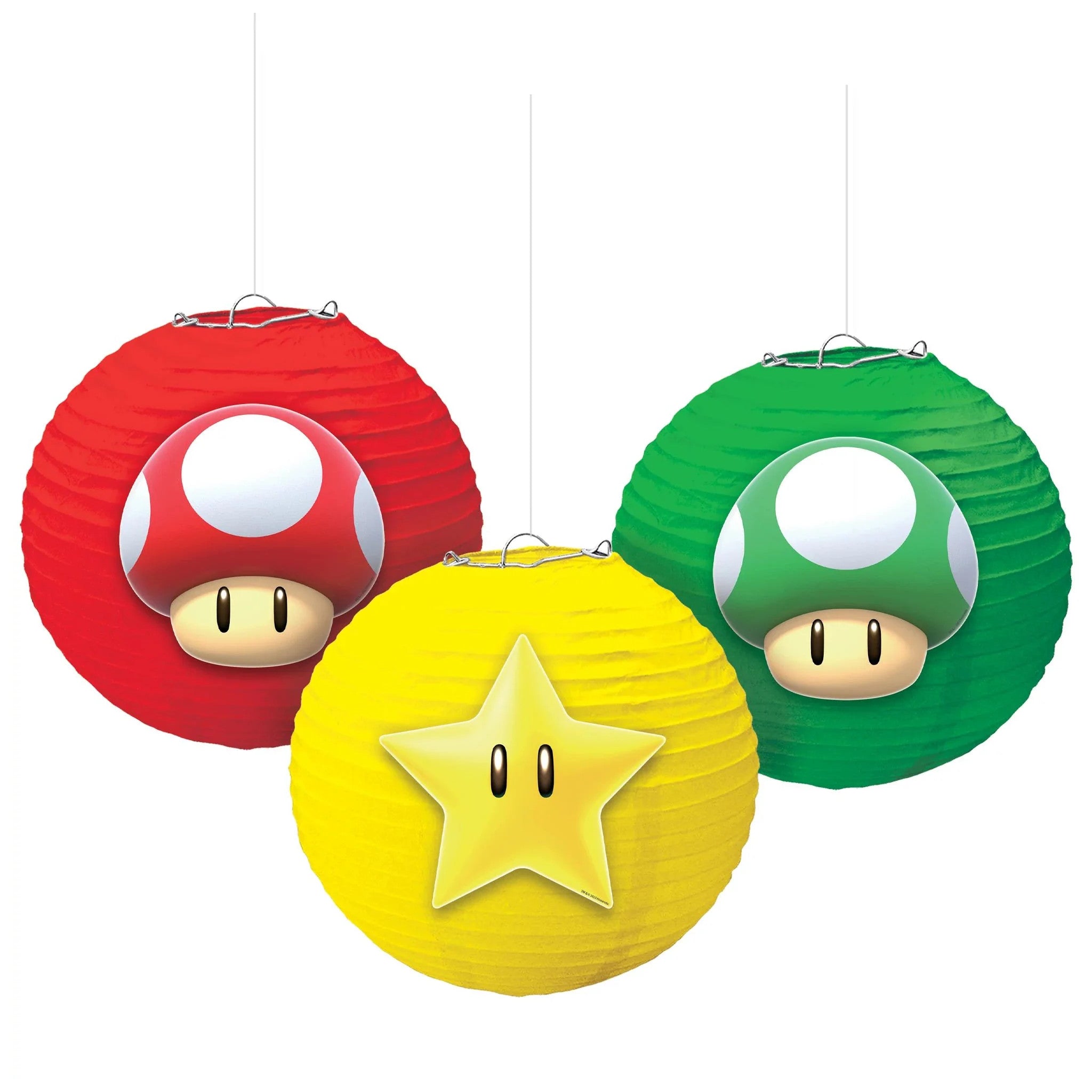 Mario Lanterns 3pc - Decor